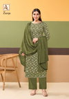 Zarqa By Alok Suit Jam Cotton Ladies Dress Material Wholesale Shop In Surat
